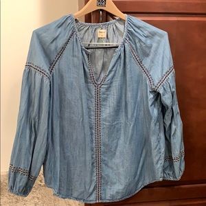 Gap tencel denim shirt